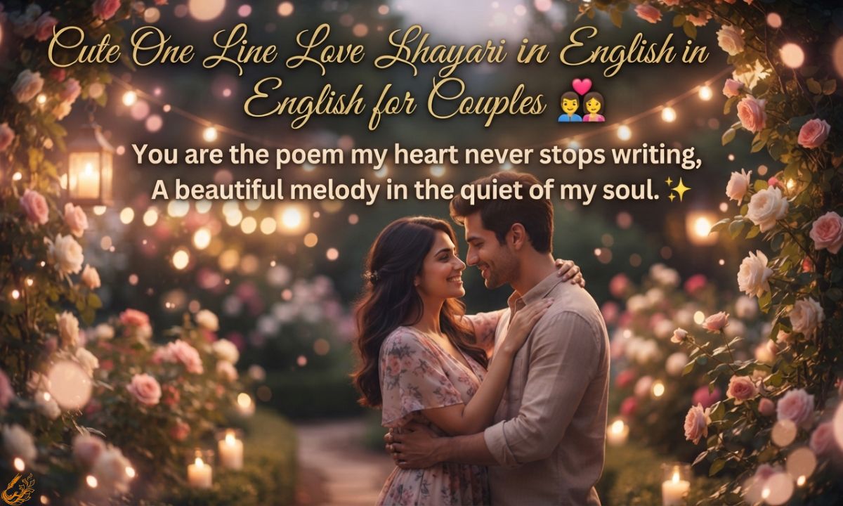 Love Shayari in English for Couples 💑