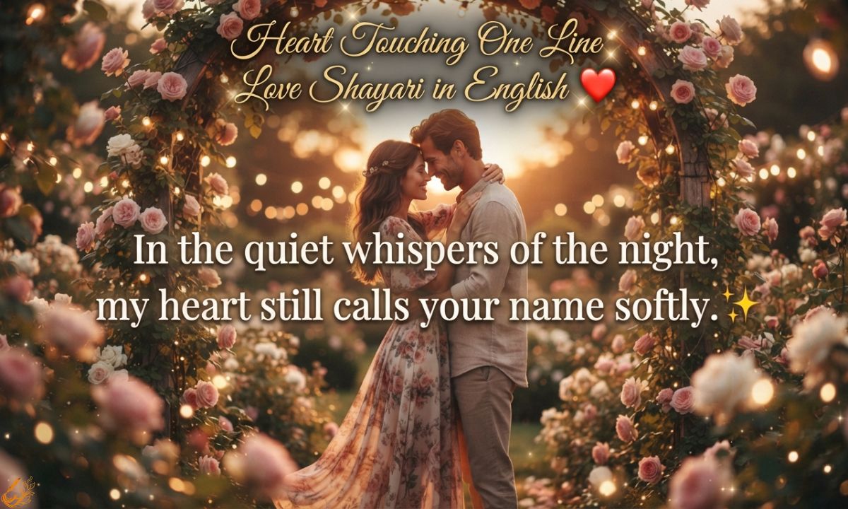 One Line Love Shayari in English