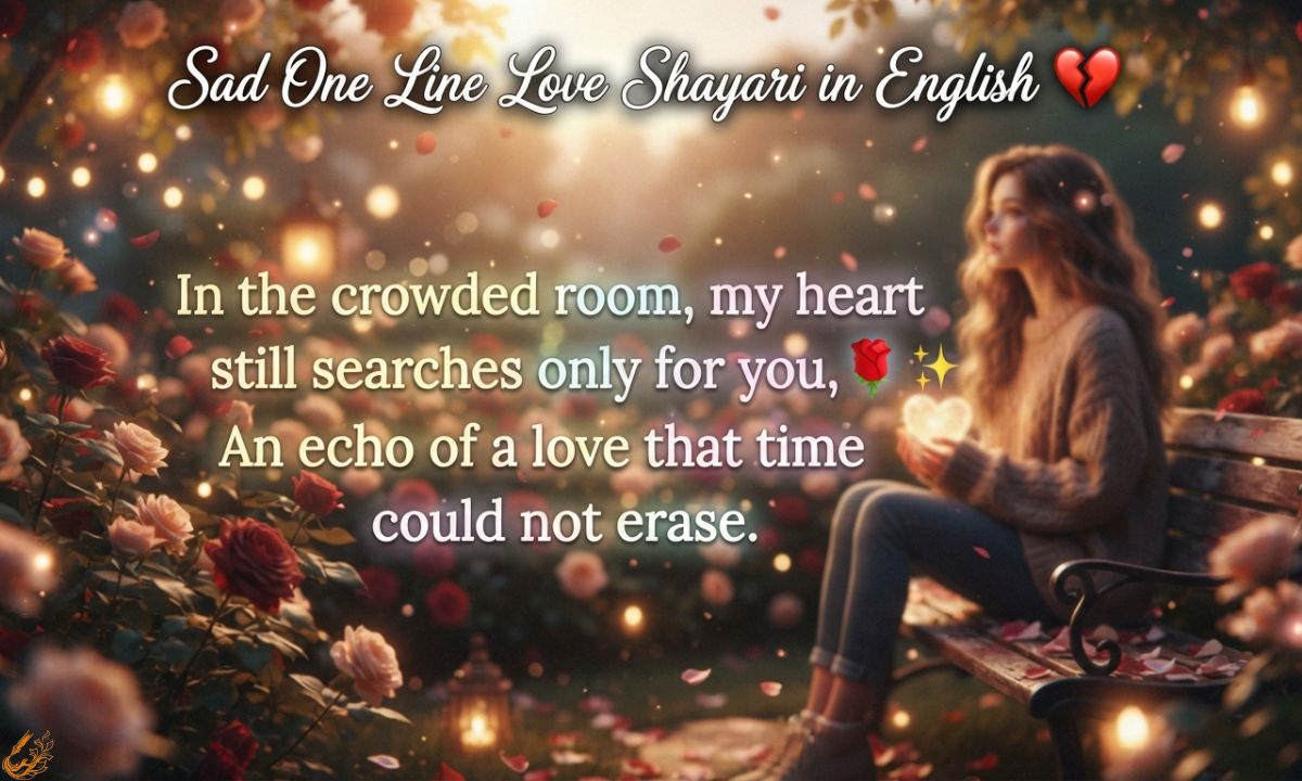 Sad One Line Love Shayari