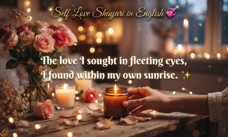 Self Love Shayari in English