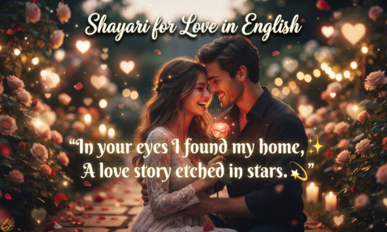 Shayari for Love in English
