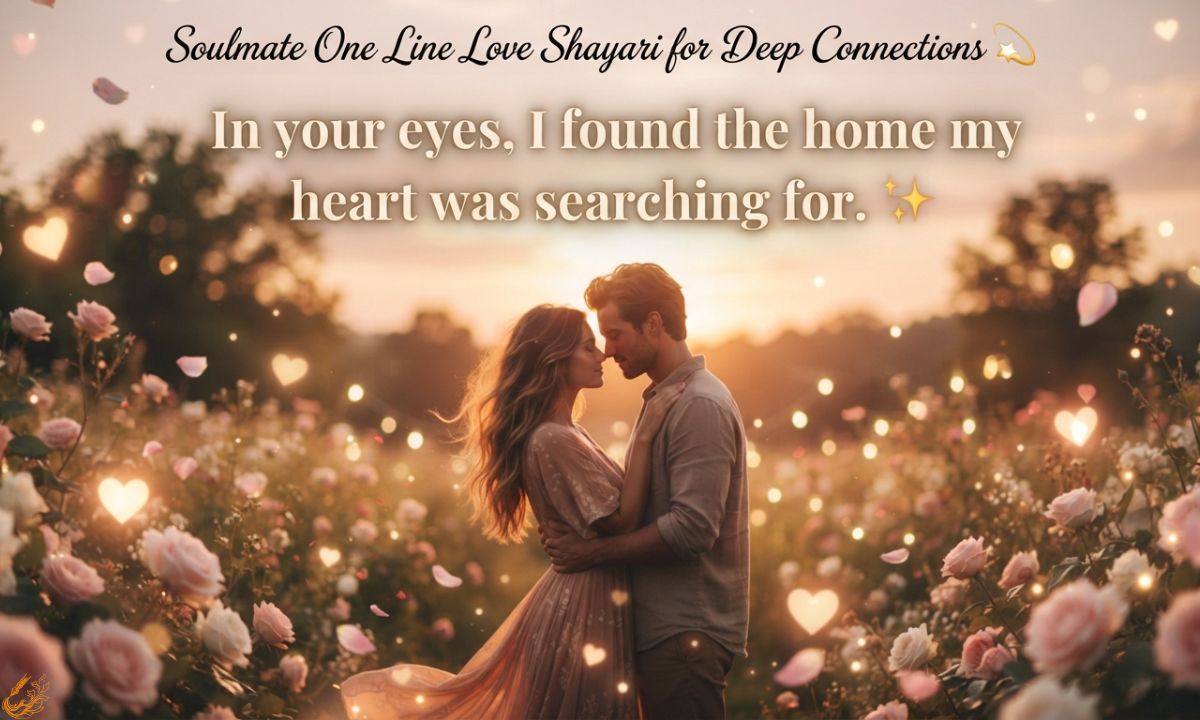Soulmate One Line Love Shayari