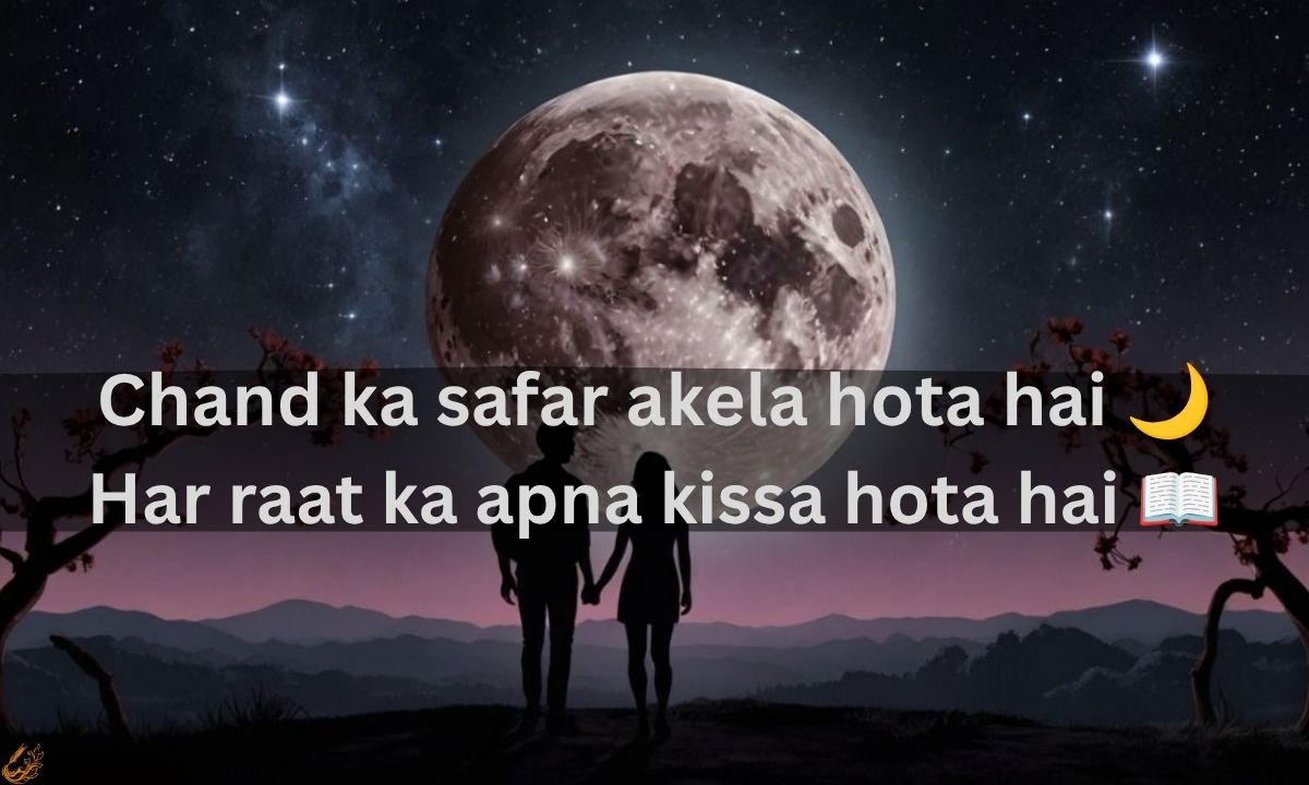 Two Line Shayari on Chand