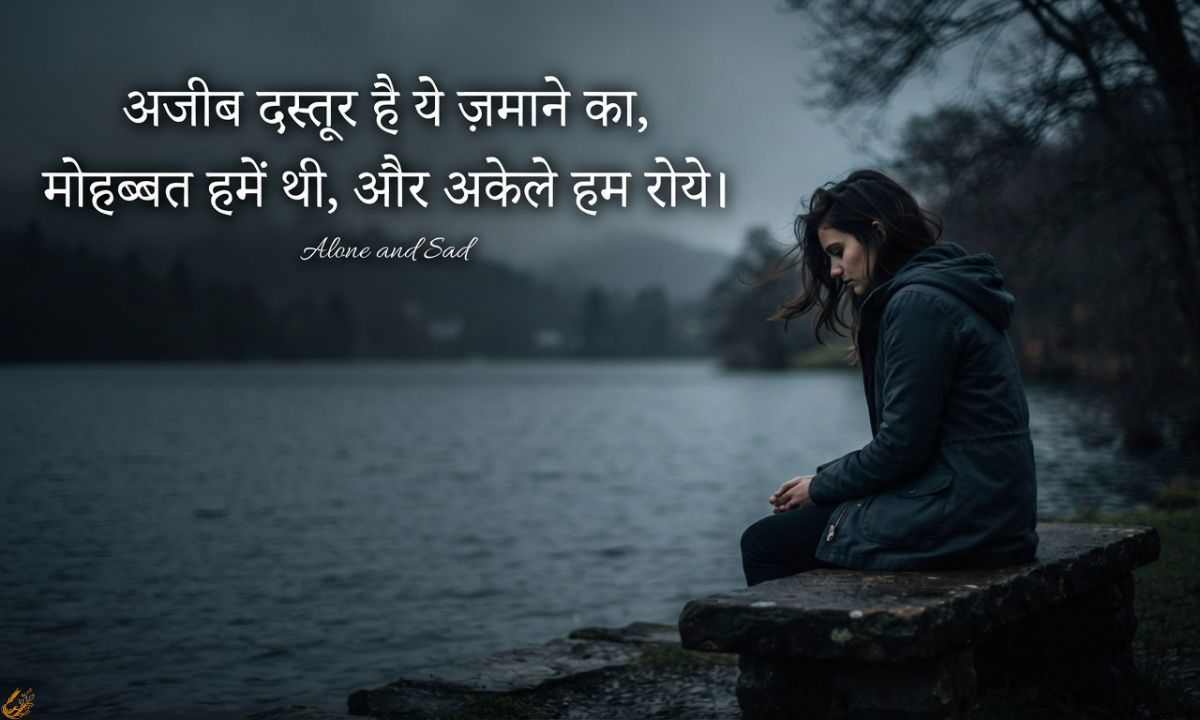 Alone Sad Shayari In Hindi