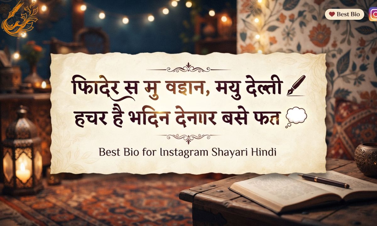 Best Bio for Instagram Shayari