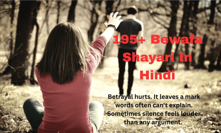 Bewafa Shayari In Hindi