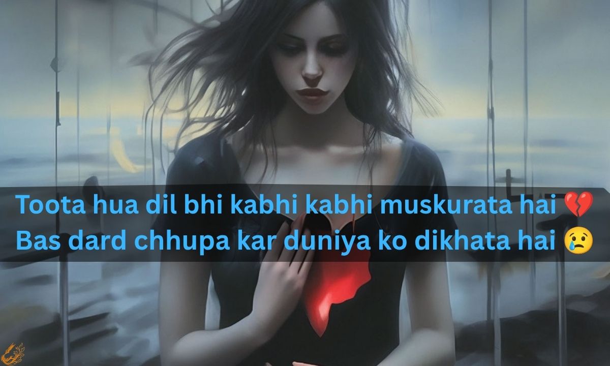 Broken Heart Shayari 2 Line