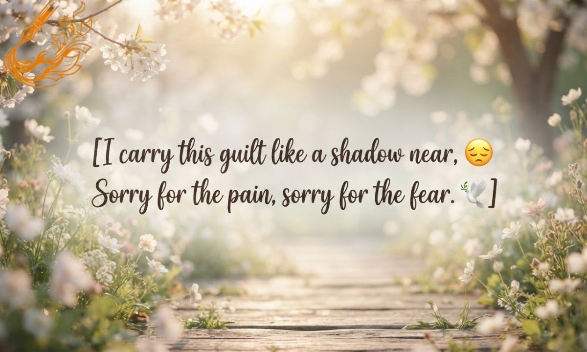 Feeling Sorry Shayari in English