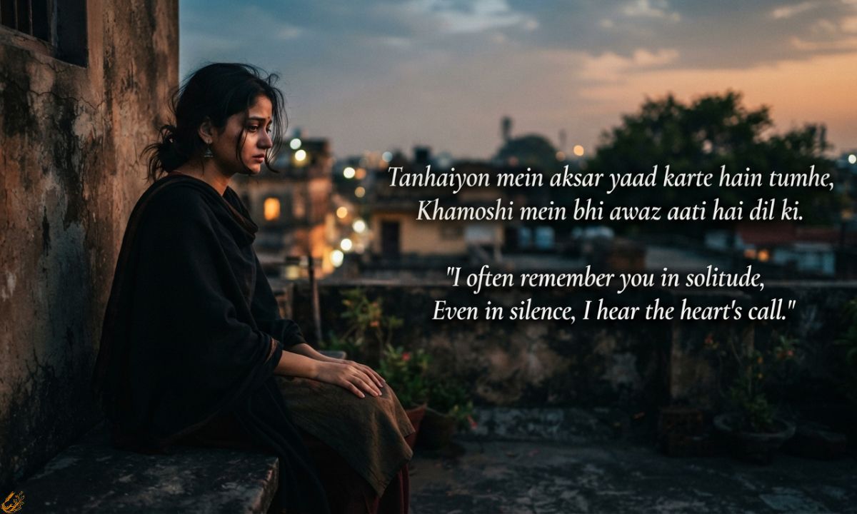 Hindi Sad Shayari In English