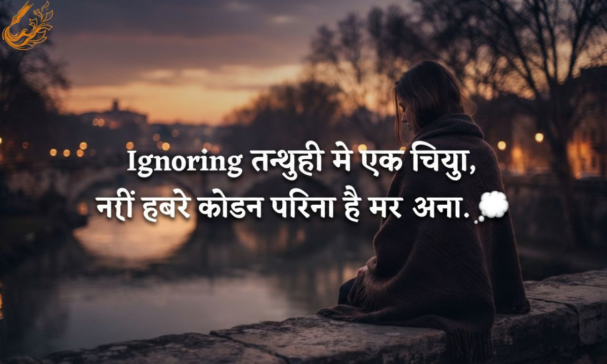 Ignore Shayari in Hindi 2 Lines