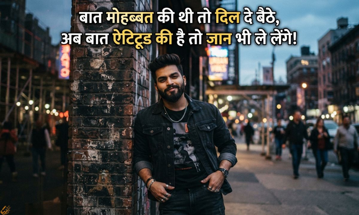 Instagram Shayari Hindi Attitude Boy