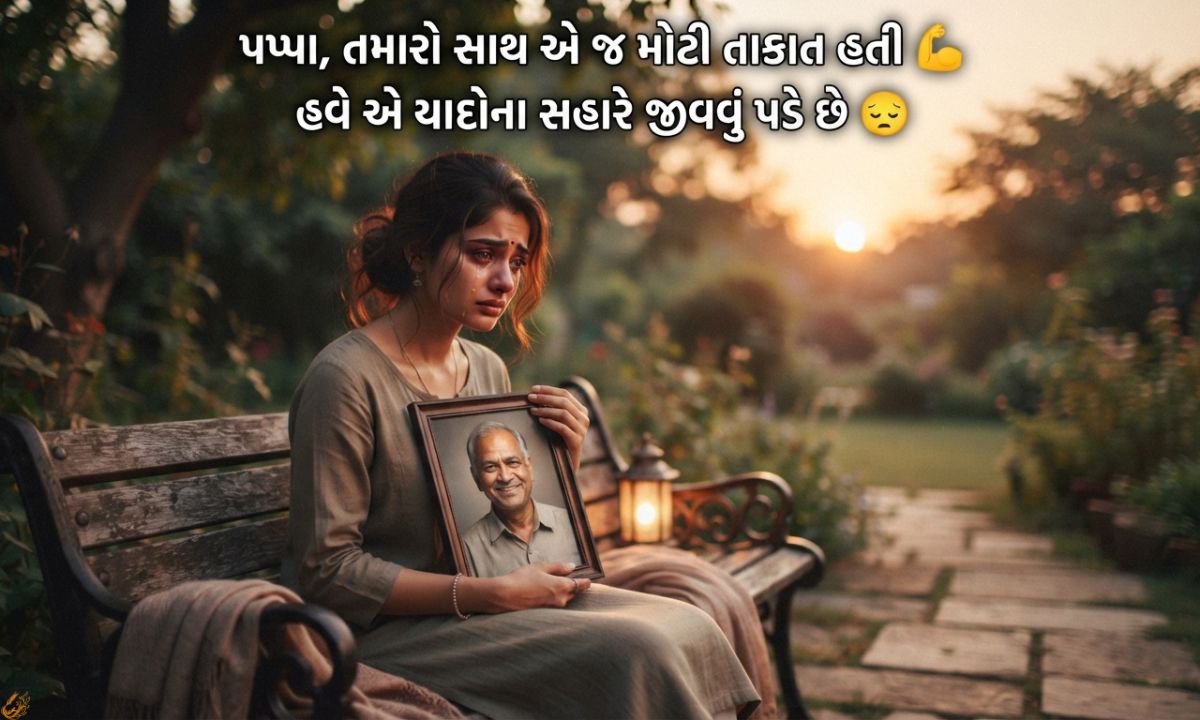 Miss You Papa Shayari Gujarati