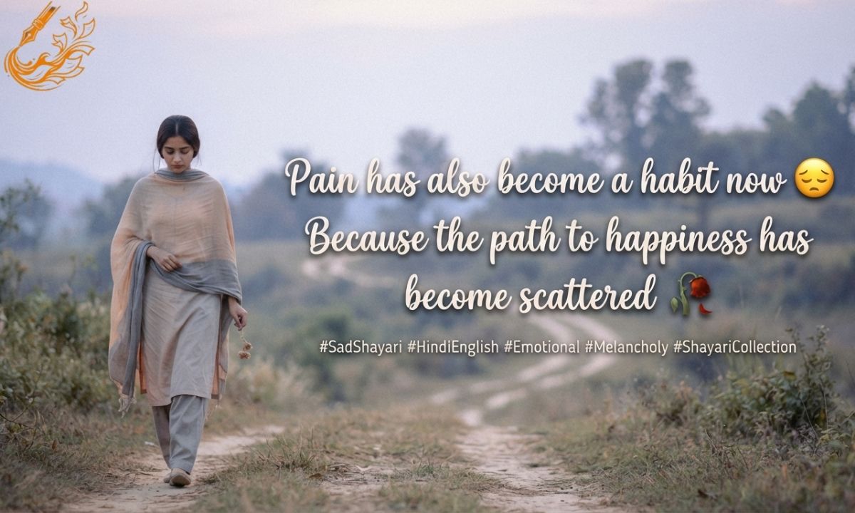 Sad Shayari in Hindi in English