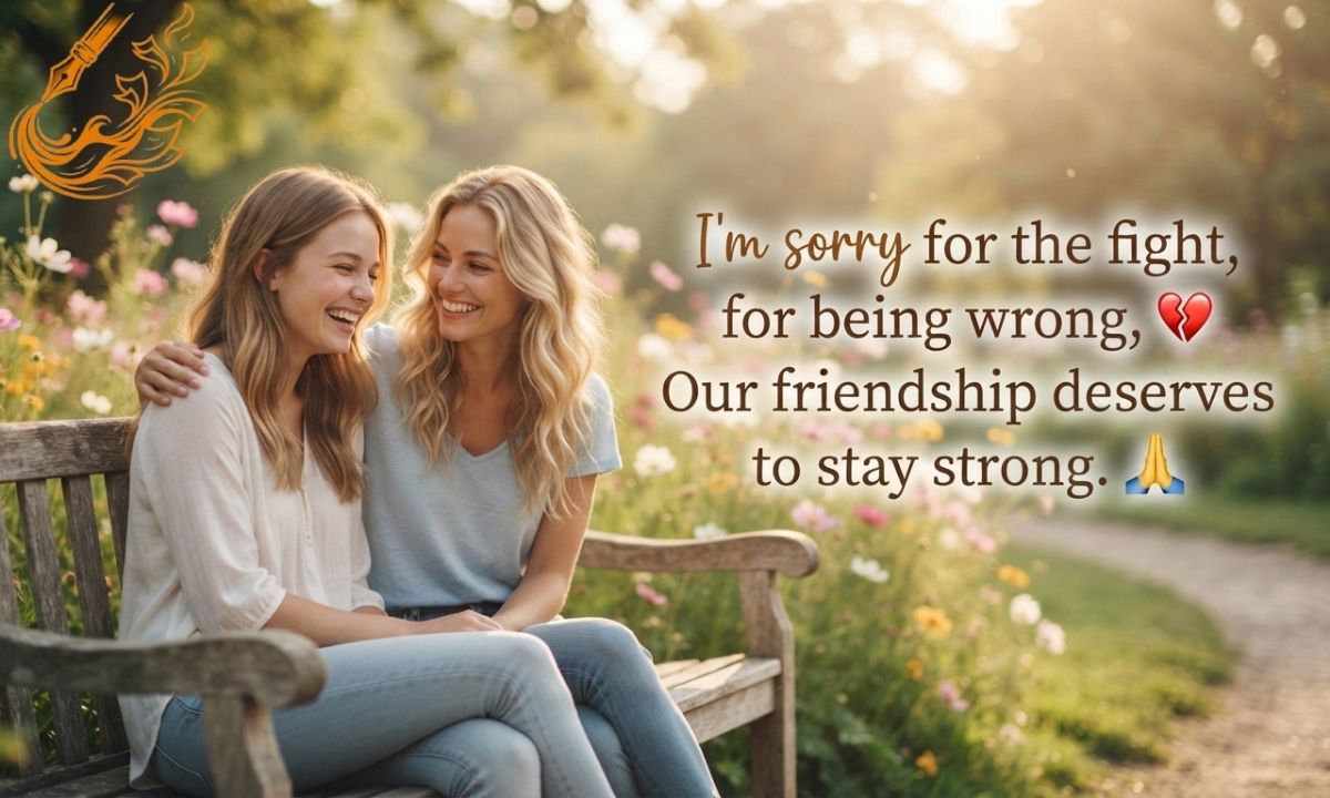 Sorry Shayari for Best Friend in English