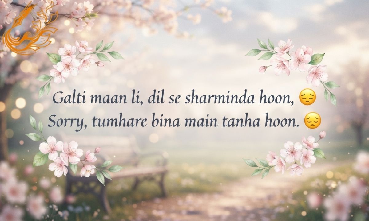 Sorry Shayari in Roman English