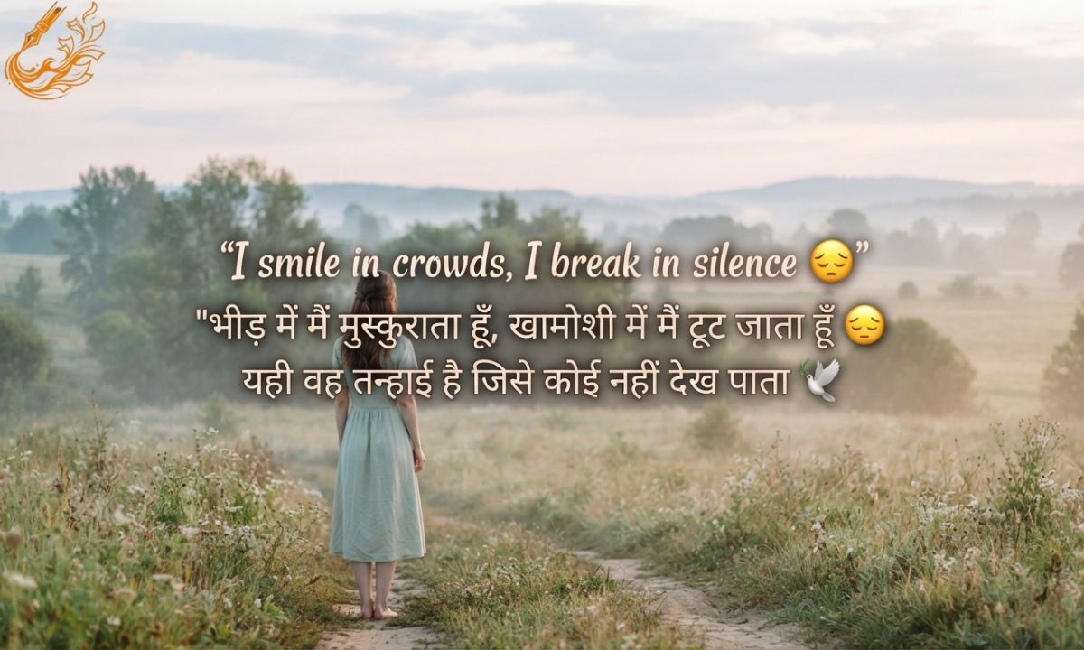 Alone Quotes in English and Hindi