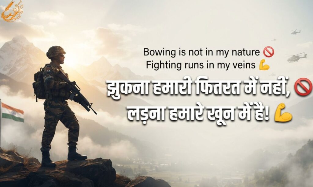 Army Attitude Shayari