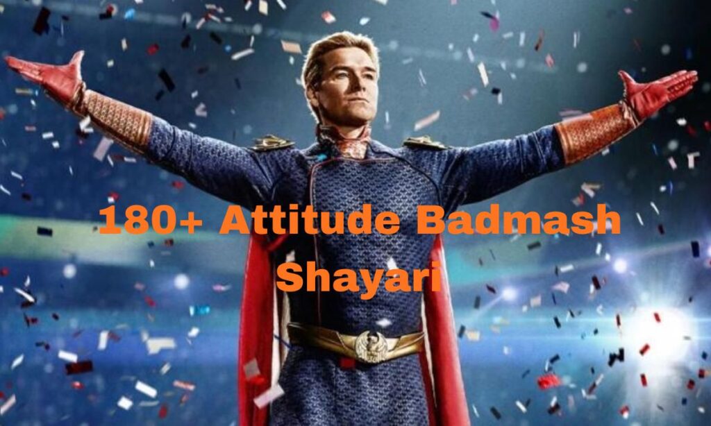Attitude Badmash Shayari