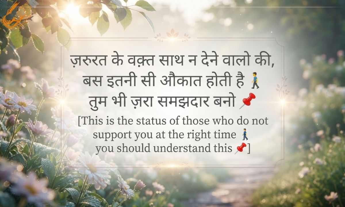 Aukat Shayari in Hindi