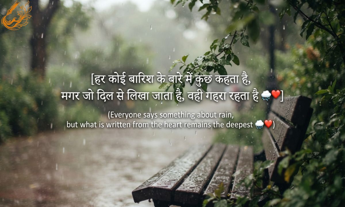 Barish par Shayari