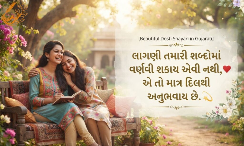 Beautiful Dosti Shayari in Gujarati
