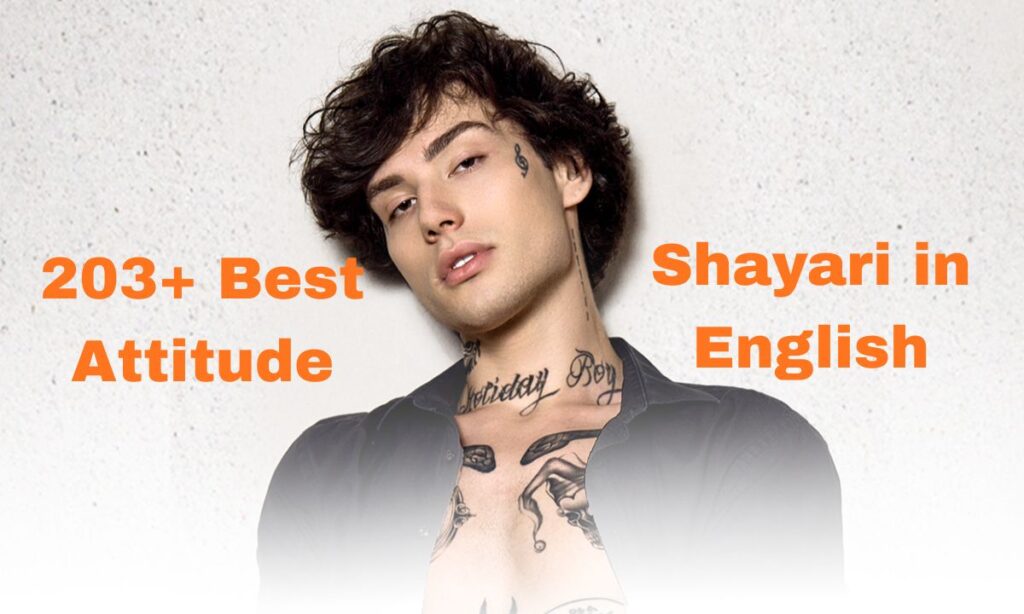 Best Attitude Shayari in English