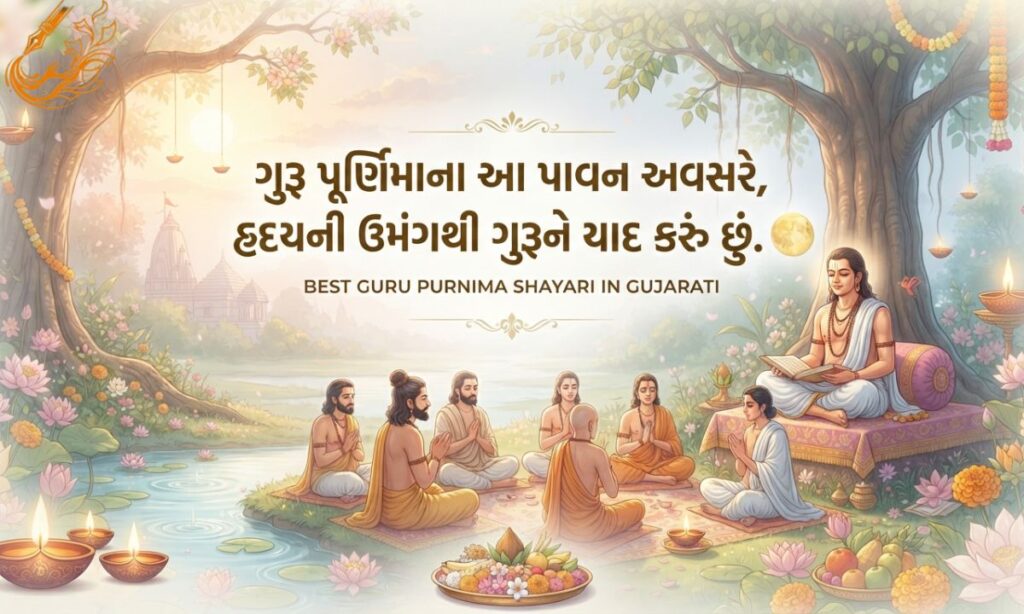 Best Guru Purnima Shayari in Gujarati