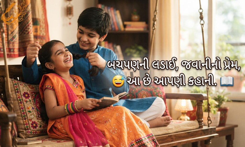 Bhai Bahen Shayari 2 Line in Gujarati