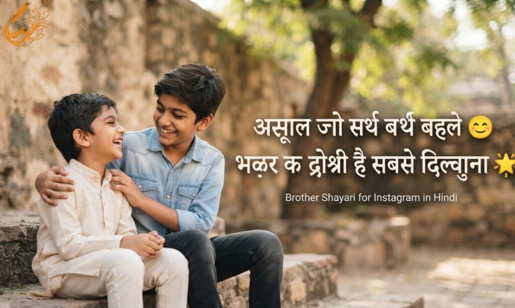 Brother Shayari for Instagram