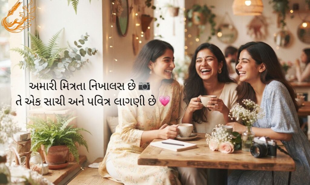 Dosti Shayari 2 Line Girl Latest in Gujarati