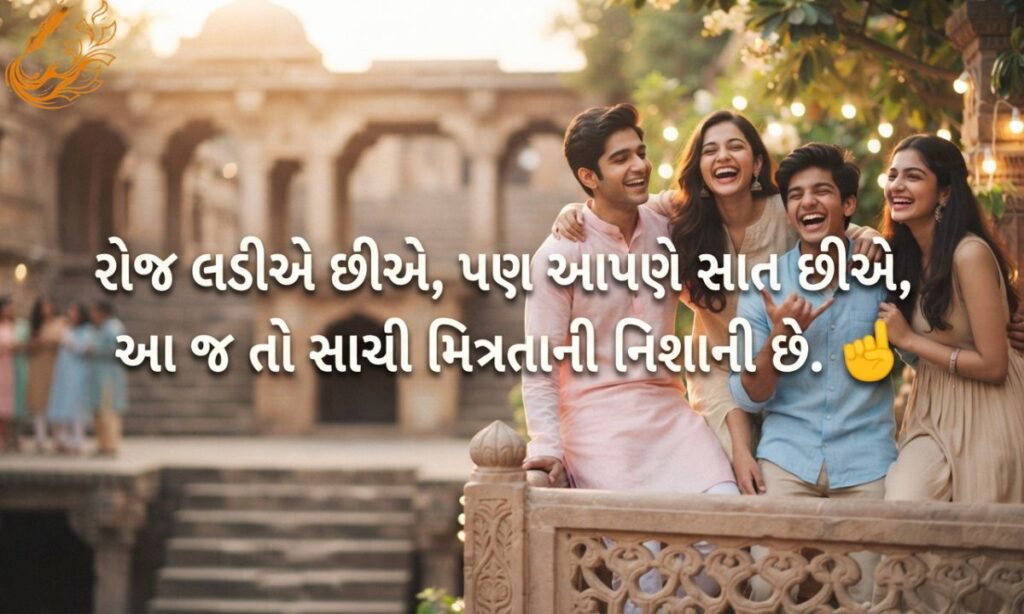 Dosti Shayari Reel in Gujarati for Instagram