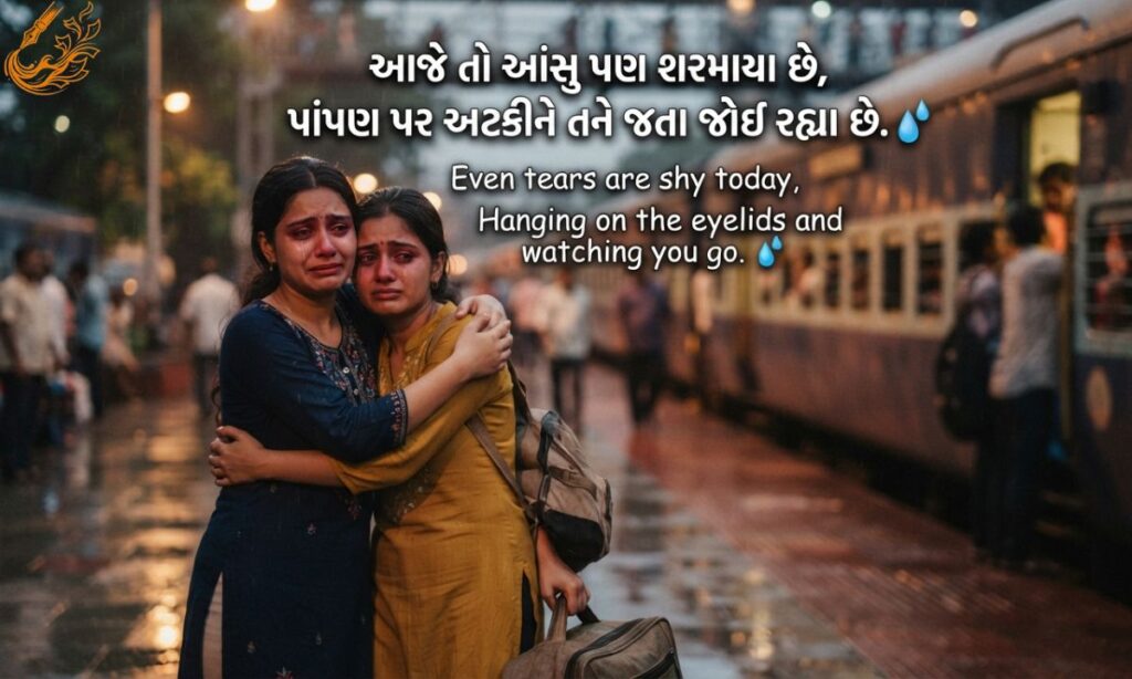 Emotional Viday Shayari in Gujarati
