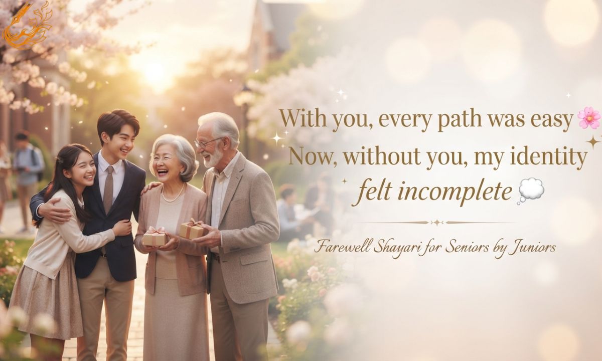 Farewell Shayari for Seniors by Juniors