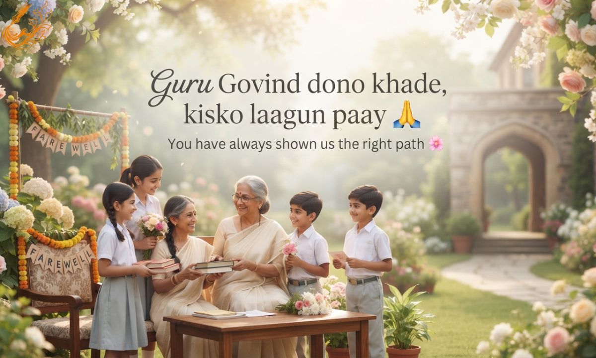 Farewell Shayari for Teacher