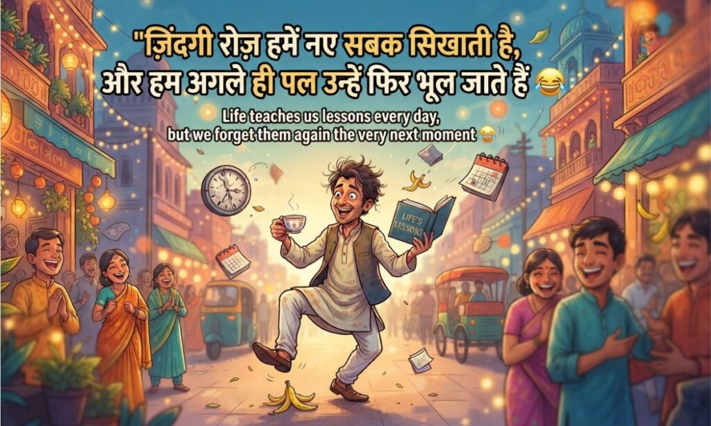 Funny Comedy Shayari in Hindi on Life