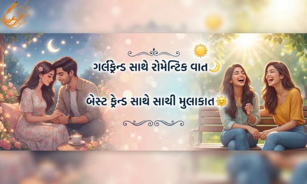 Girlfriend vs Best Friend Shayari in Gujarati