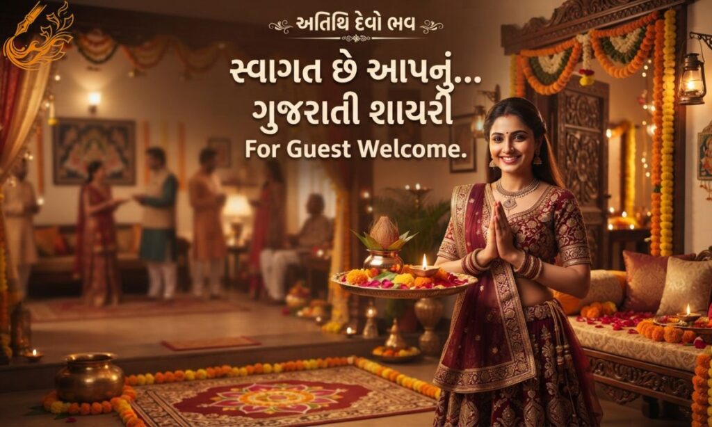 Guest Welcome Shayari in Gujarati
