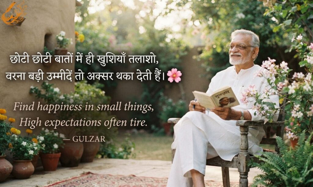 Gulzar Shayari On Life in Hindi text