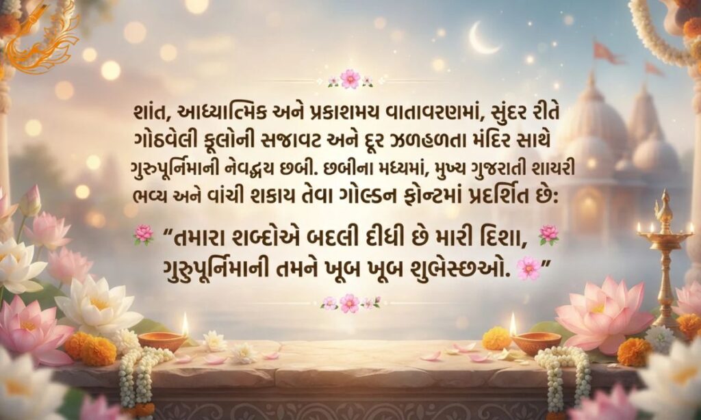 Guru Purnima Wishes Shayari in Gujarati