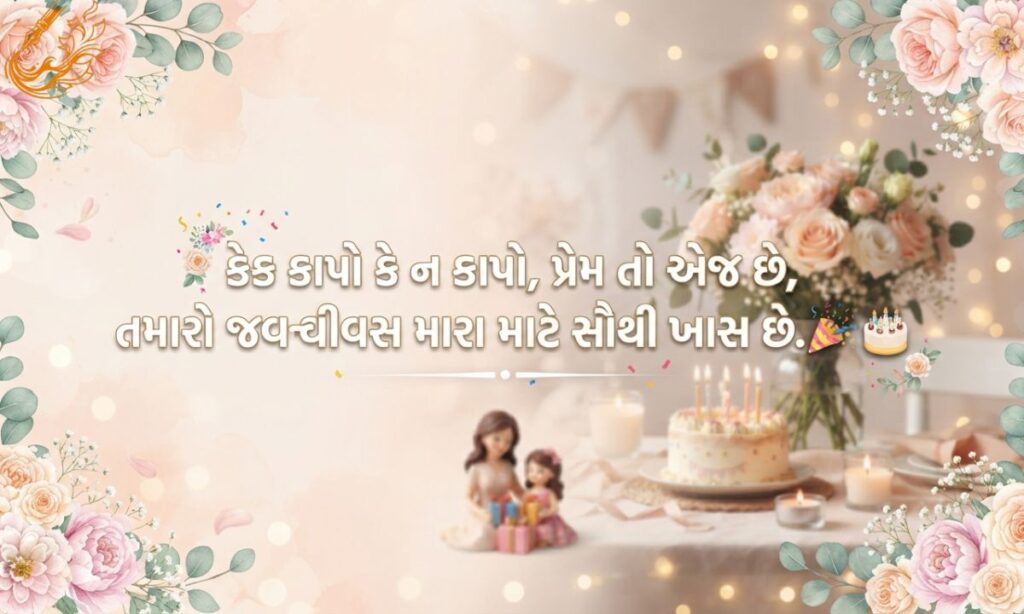 Happy Birthday Maa Shayari in Gujarati