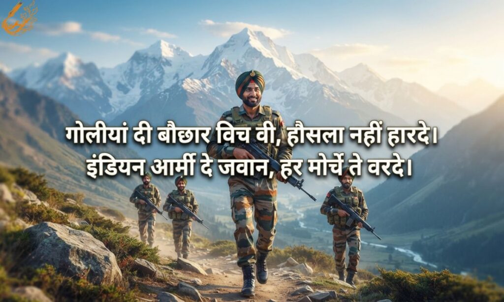 Indian Army Shayari Punjabi