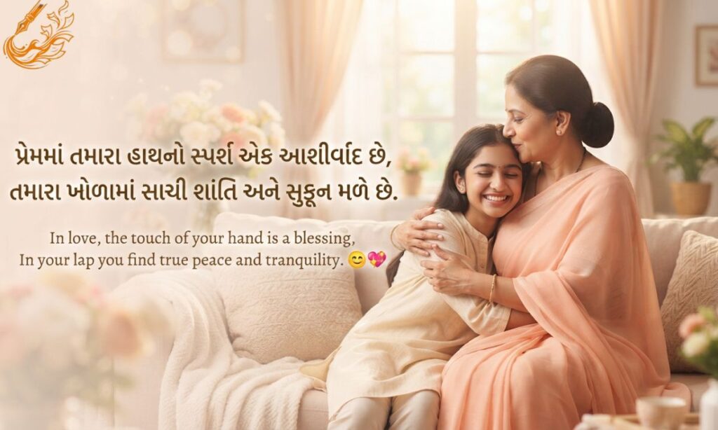 Love You Maa Shayari in Gujarati