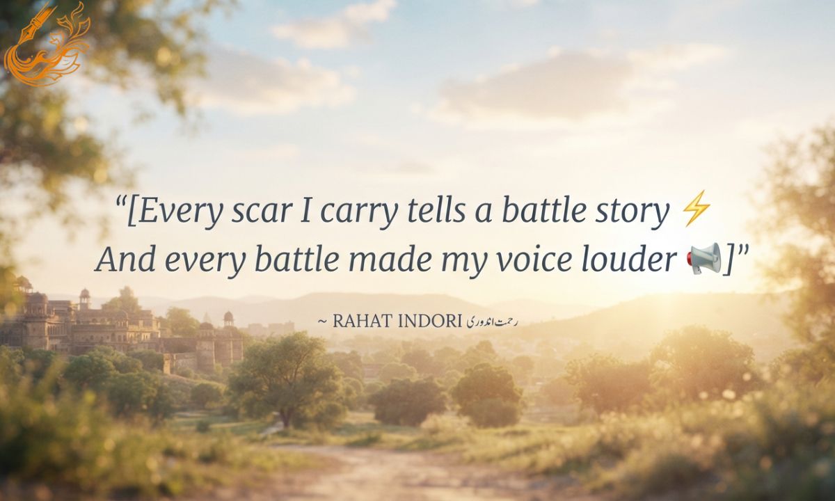 Motivational Rahat Indori Shayari in English