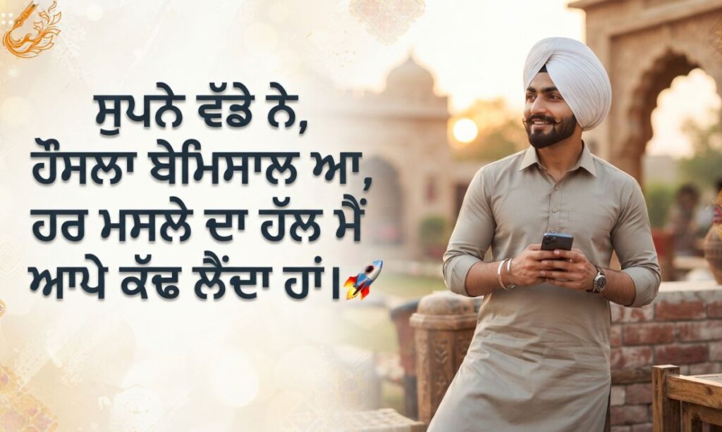 Punjabi Attitude Shayari for Boys