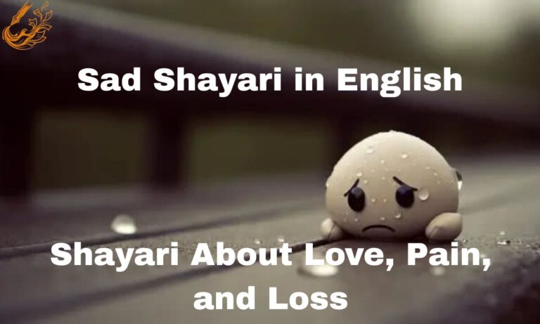 Sad Shayari in English