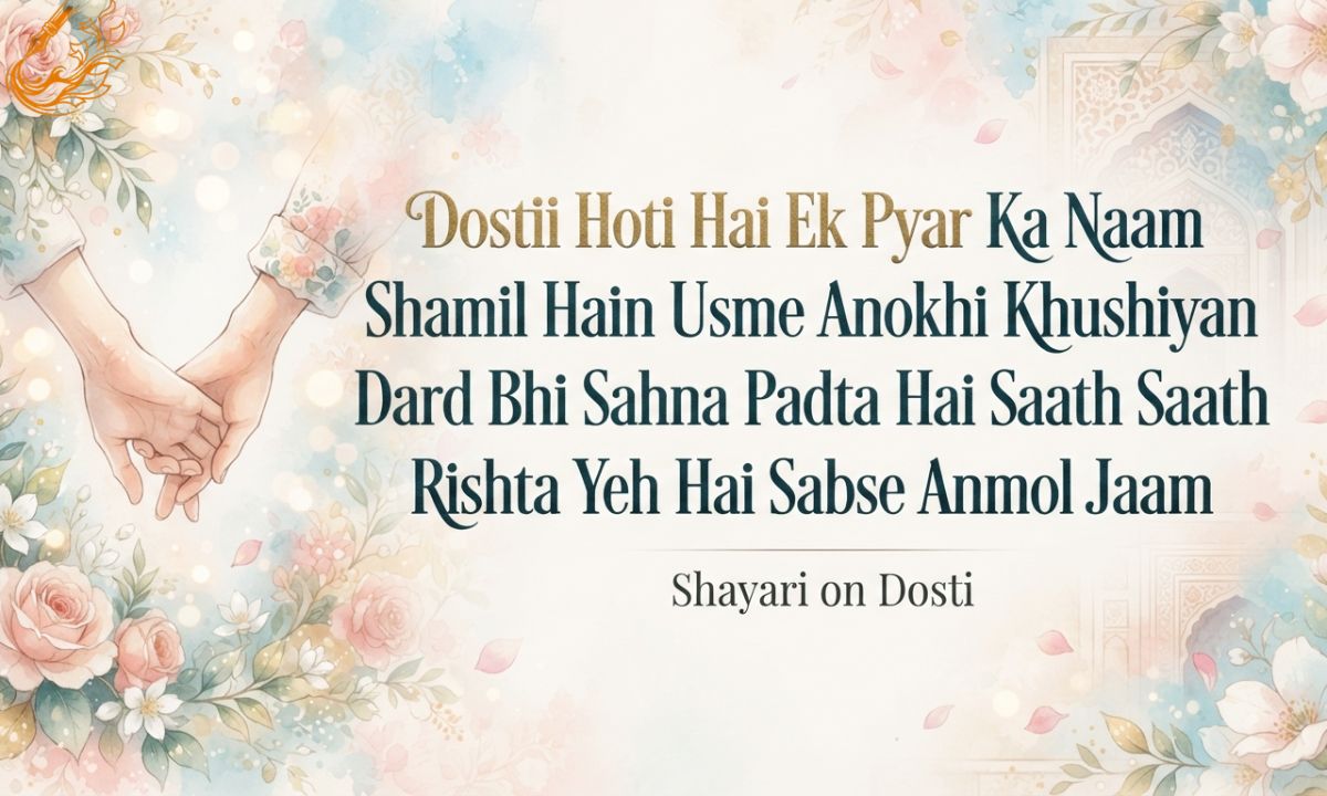 Shayari on Dosti Urdu 