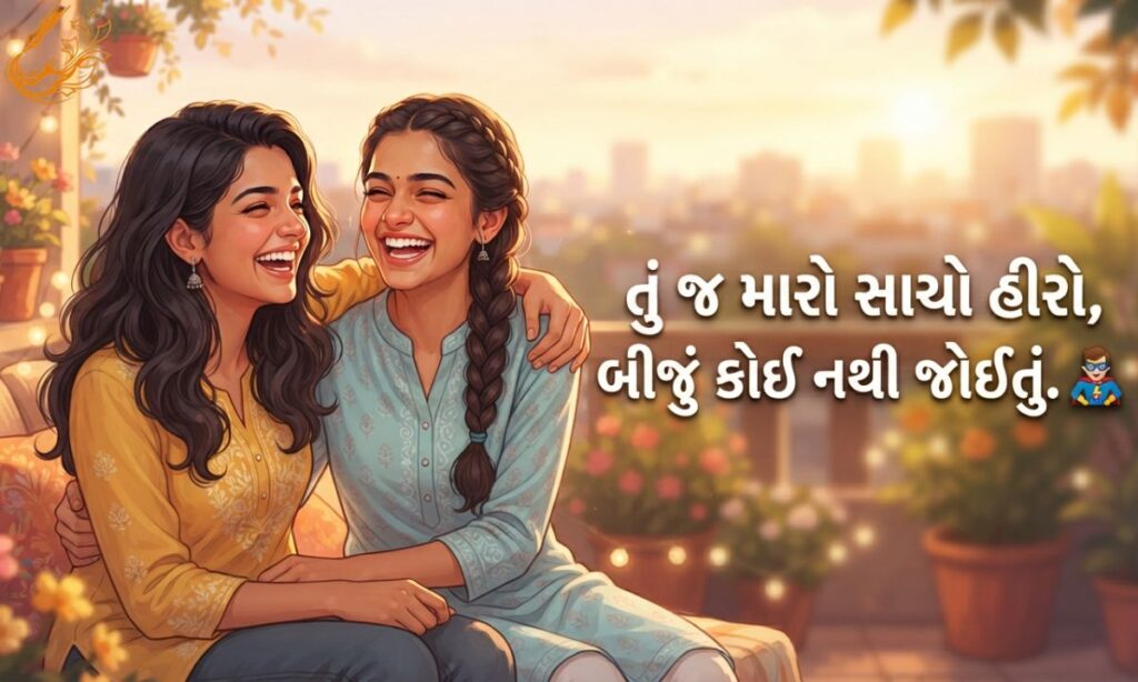 Short Best Friend Shayari in Gujarati 