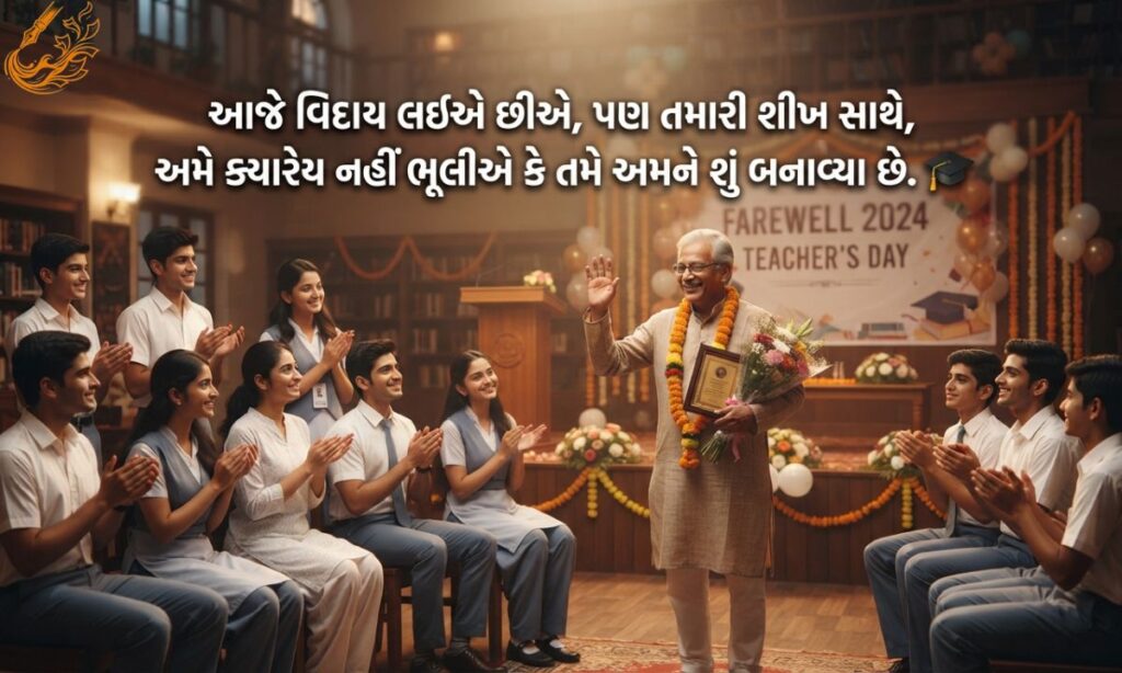 Teacher Viday Shayari in Gujarati