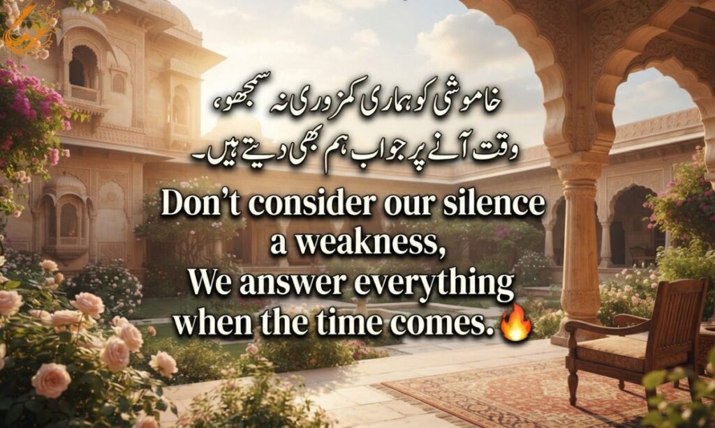 Urdu Shayari in English Attitude