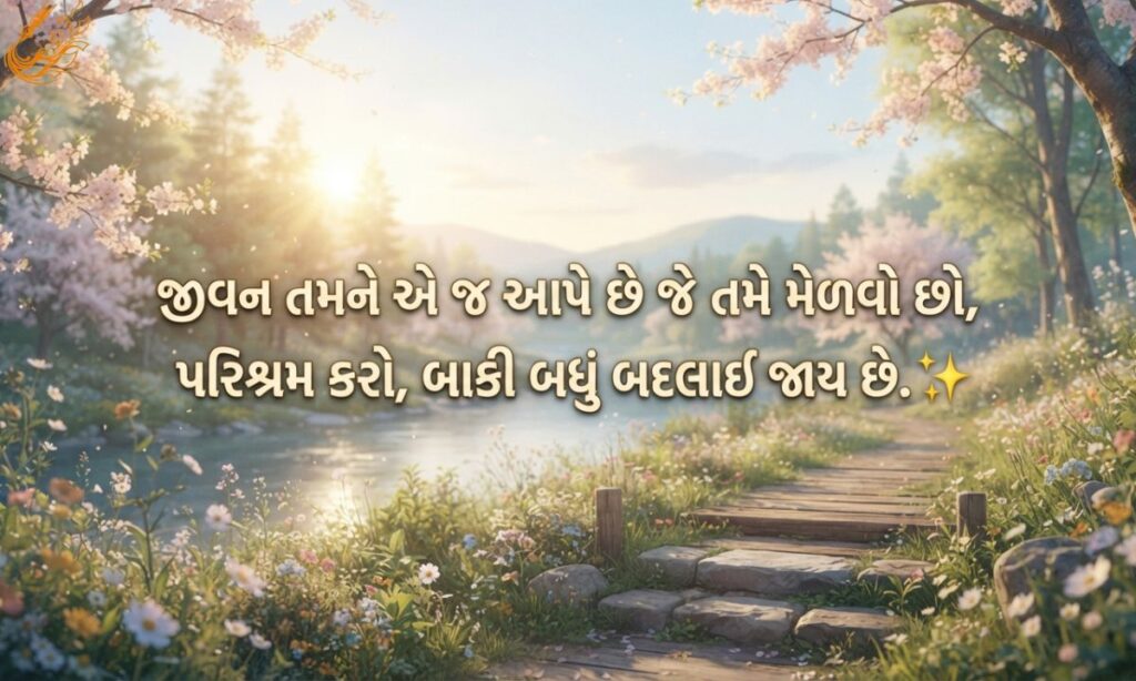 Zindagi shayari in gujarati text